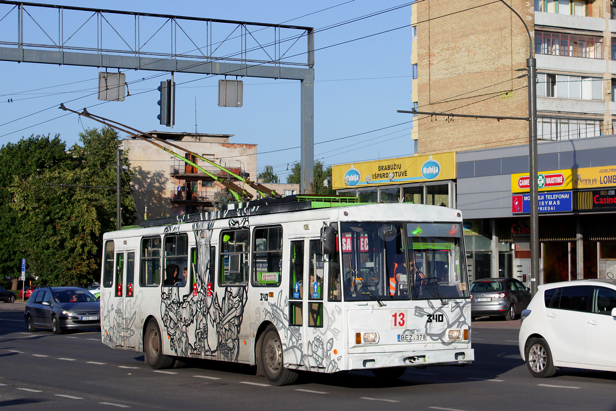 Каунас, Škoda 14Tr13/6 № 340