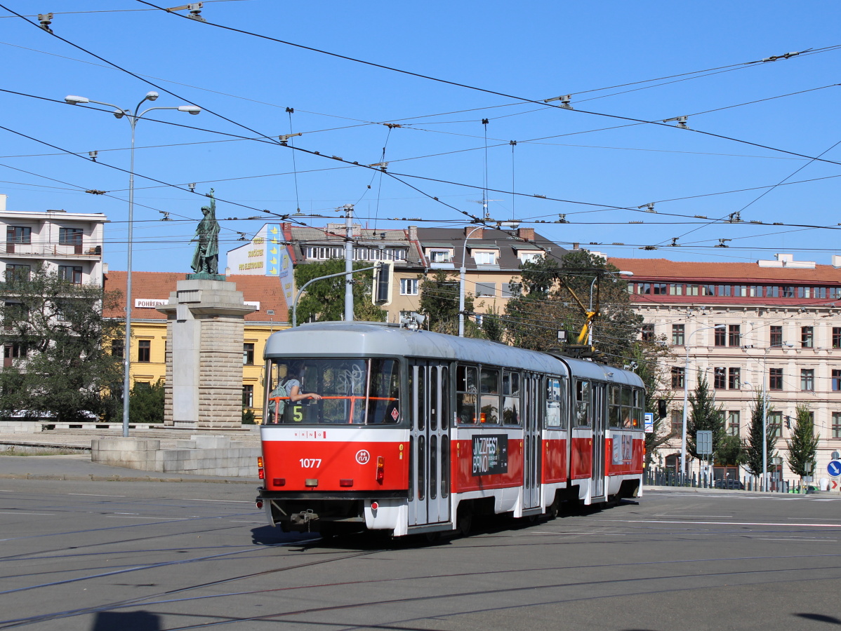 Брно, Tatra K2P № 1077