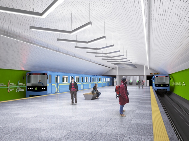 Kiev — Metro — Line M3 (green)