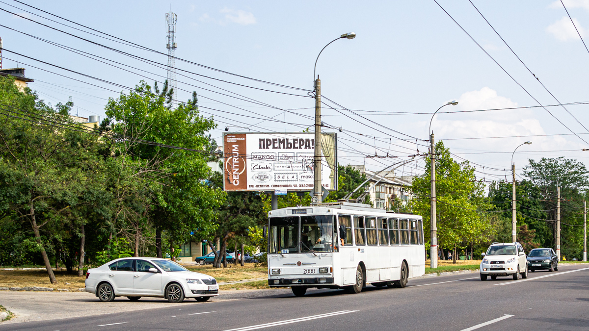 Крымский троллейбус, Škoda 14Tr02/6 № 2000