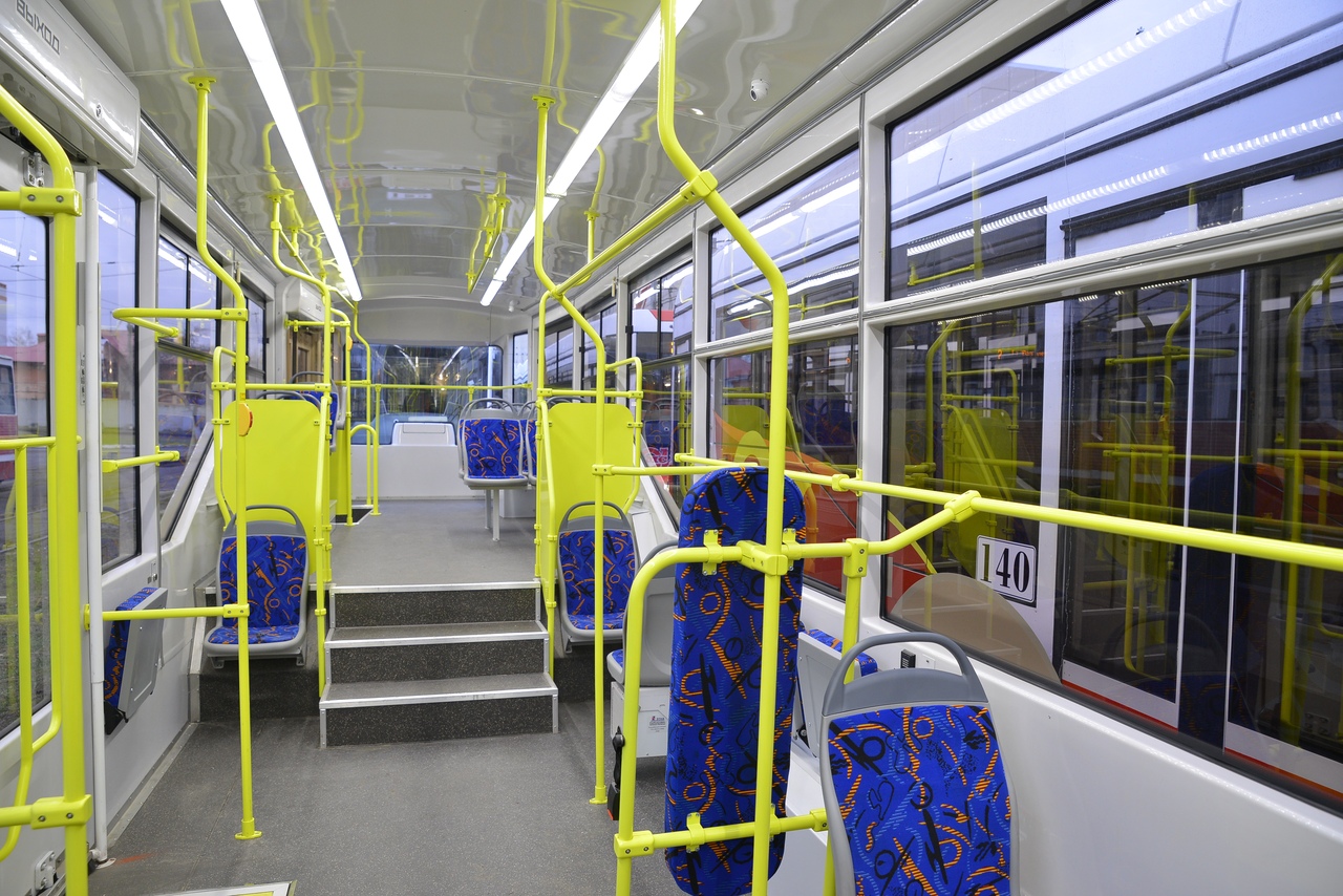 Омск, 71-407-01 № 134; Омск — 09.11.2020 — Презентация трамвайных вагонов 71-407