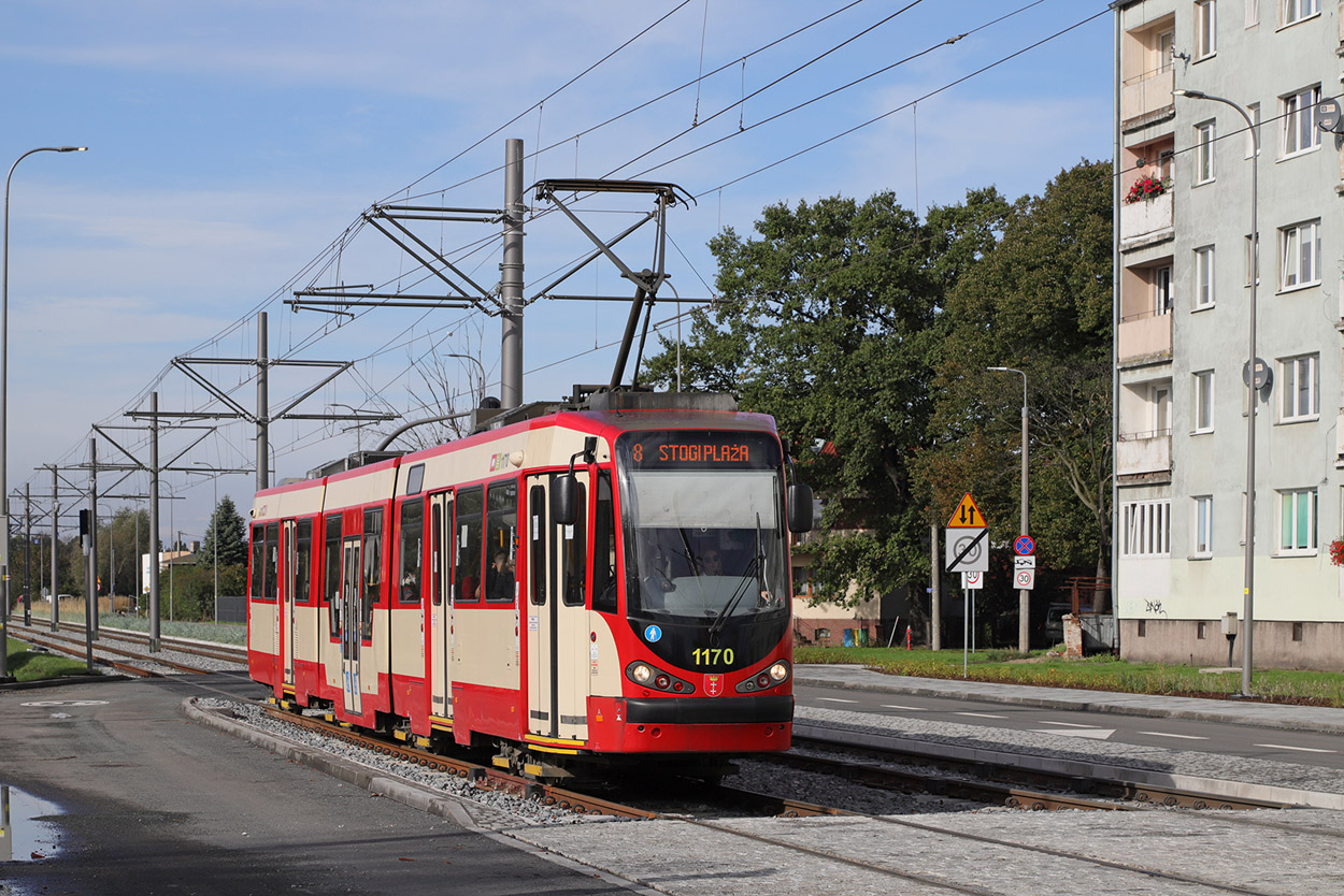 Gdańsk, Duewag N8C-MF 18 Nr. 1170 Gdańsk, Duewag N8C-MF 18 Nr. 1170