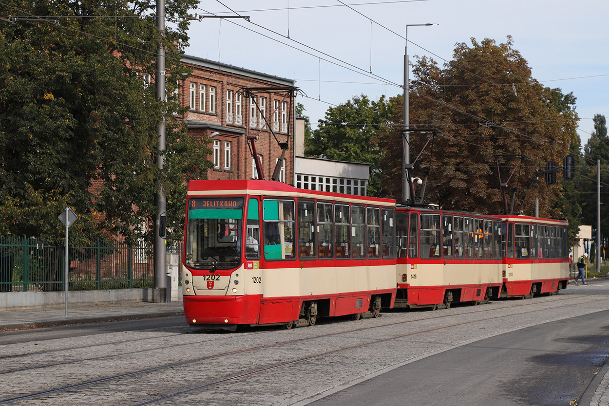 Гданьск, Konstal 105Na № 1202