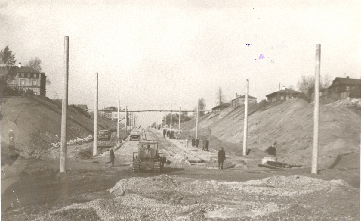 Perm — Construction and Reconstruction Projects; Perm — Old photos; Perm — Tramway Lines and Infrastructure
