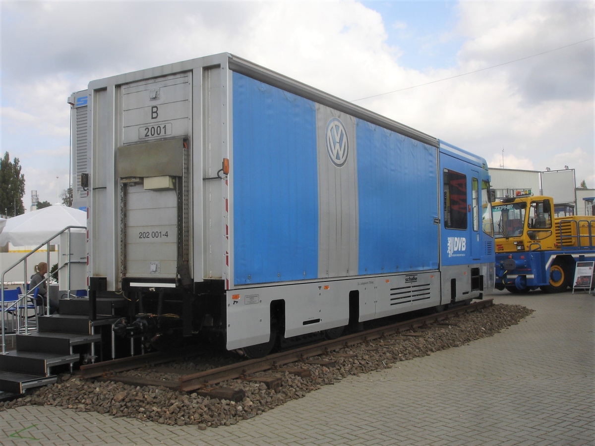 Дрезден, Schalker Eisenhütte CarGoTram № 2001; Берлин — InnoTrans 2008; Дрезден — Грузовой трамвай «CarGoTram» (2001 — 2020)