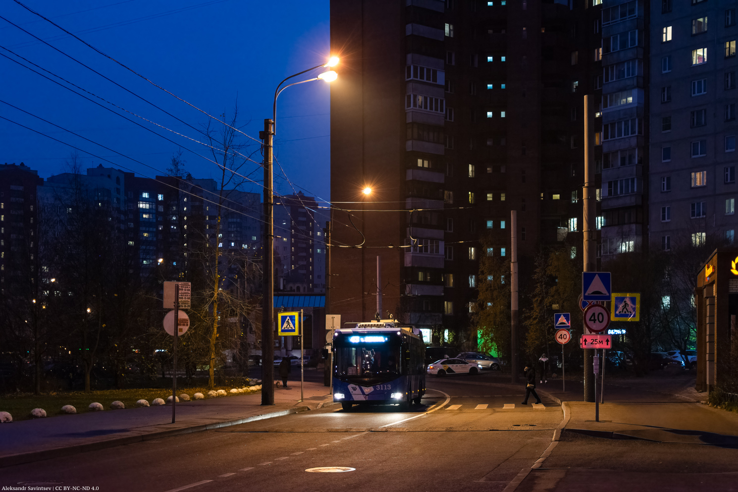 Saint-Petersburg — Trolleybus lines and infrastructure