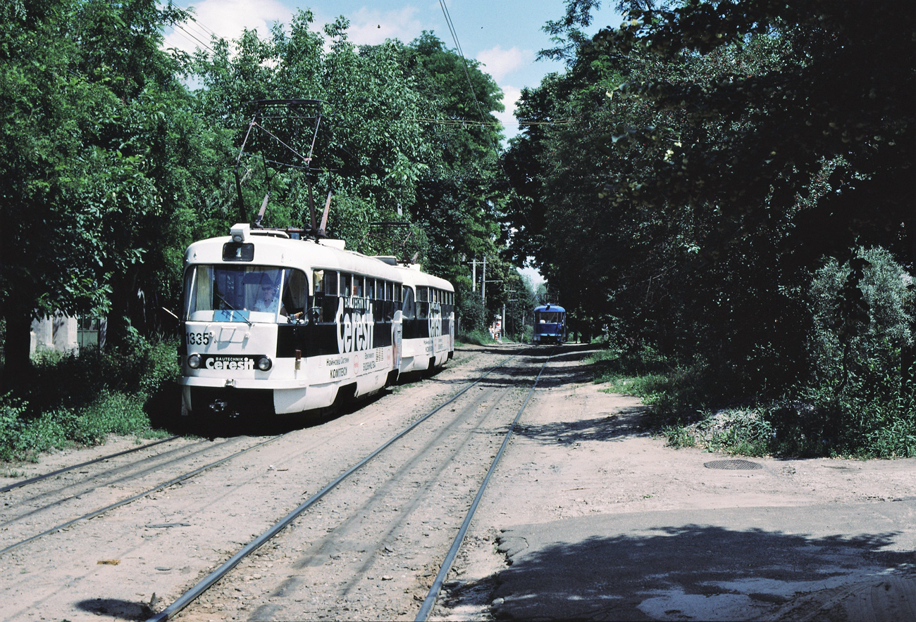 Днепр, Tatra T3SU № 1335; Днепр, Tatra T3R.P № 1366; Днепр — Исторические фотографии: Серии иностранных авторов