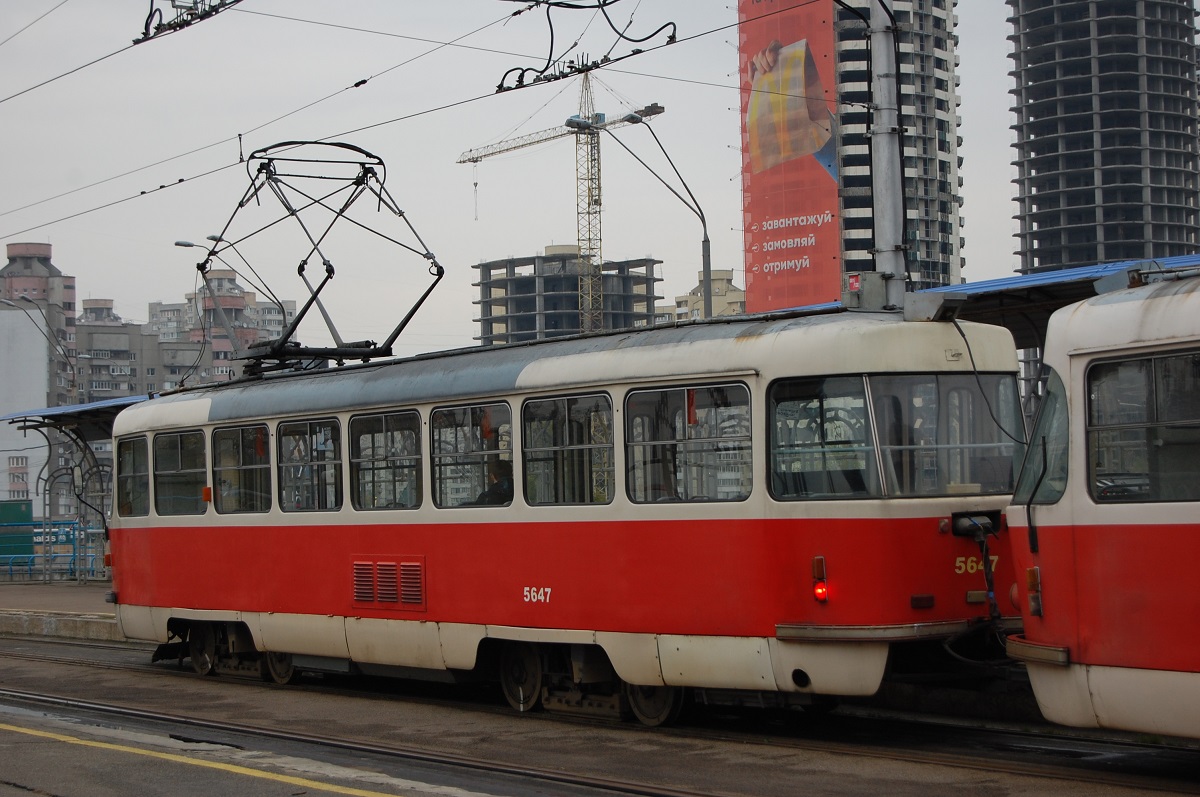 Киев, Tatra T3 № 5647