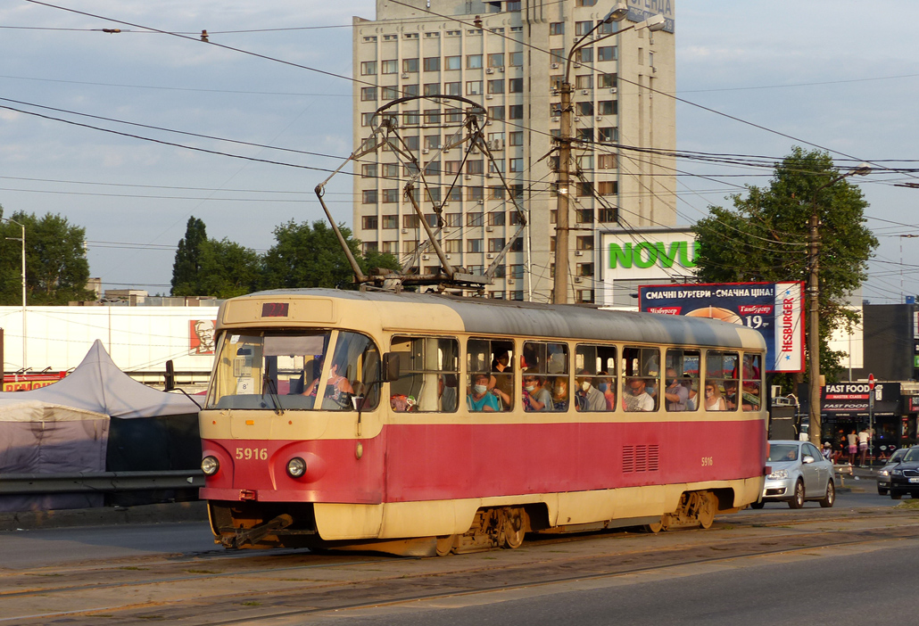 Киев, Tatra T3P № 5916
