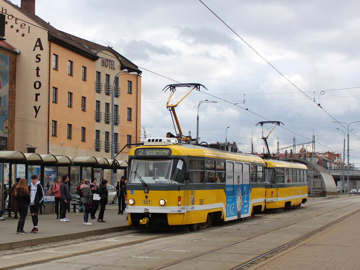Пльзень, Tatra T3R.PLF № 327