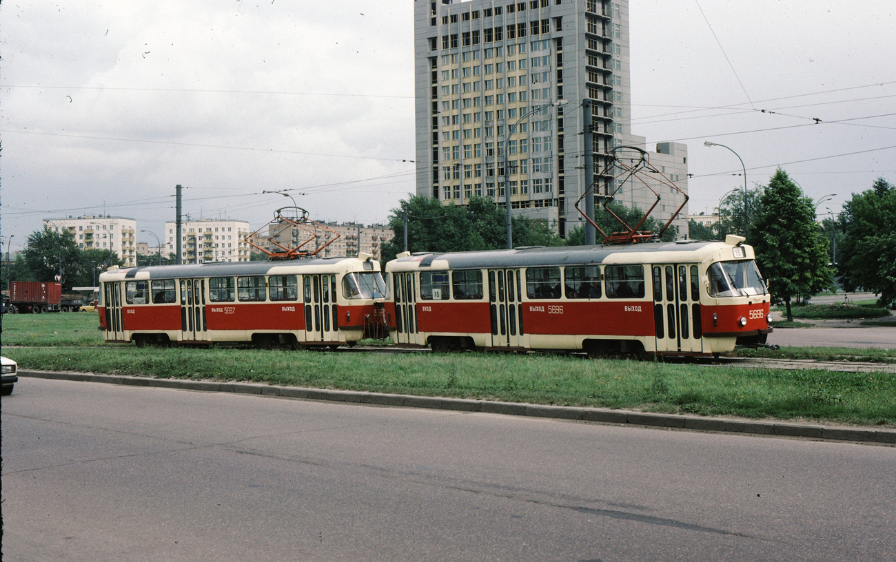 Москва, Tatra T3SU № 5696; Москва, Tatra T3SU № 5697