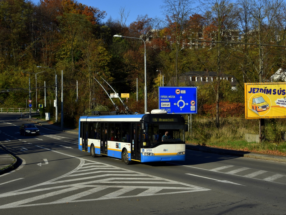 Острава, Solaris Trollino II 12 AC № 3705