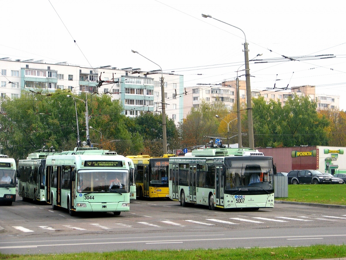 Минск, БКМ 321 № 3044; Минск, МАЗ-203Т70 № 5007
