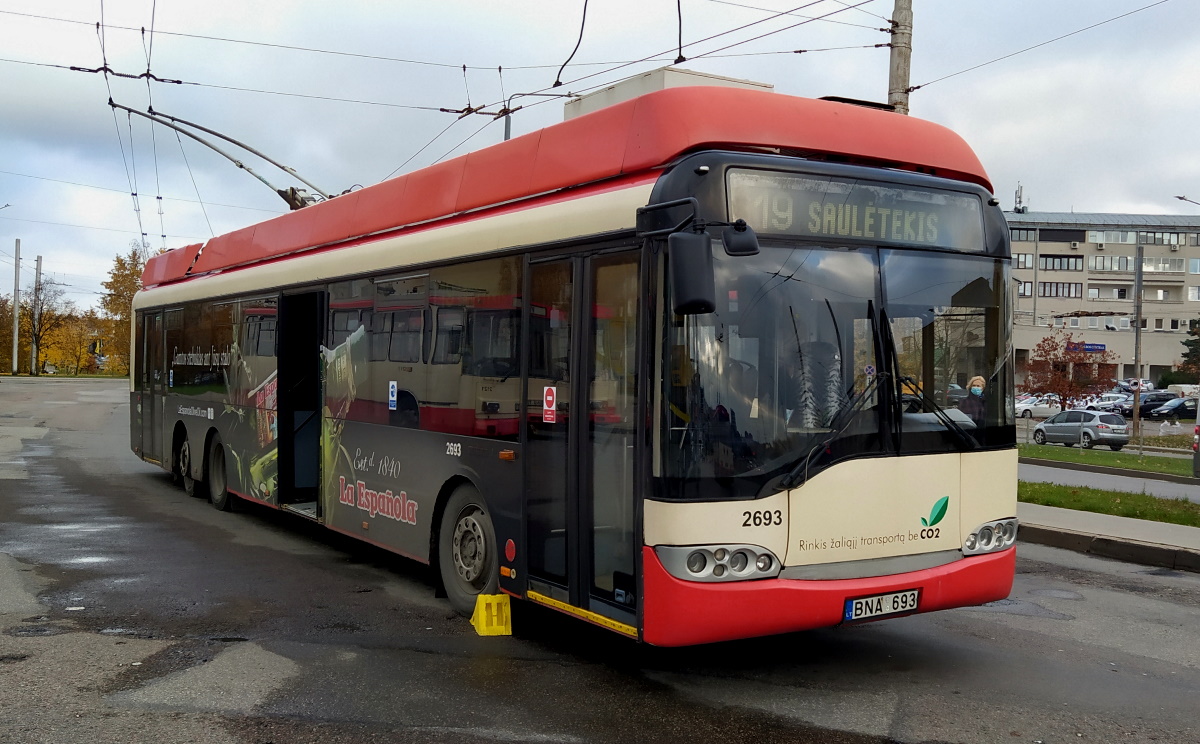 Вильнюс, Solaris Trollino II 15 AC № 2693
