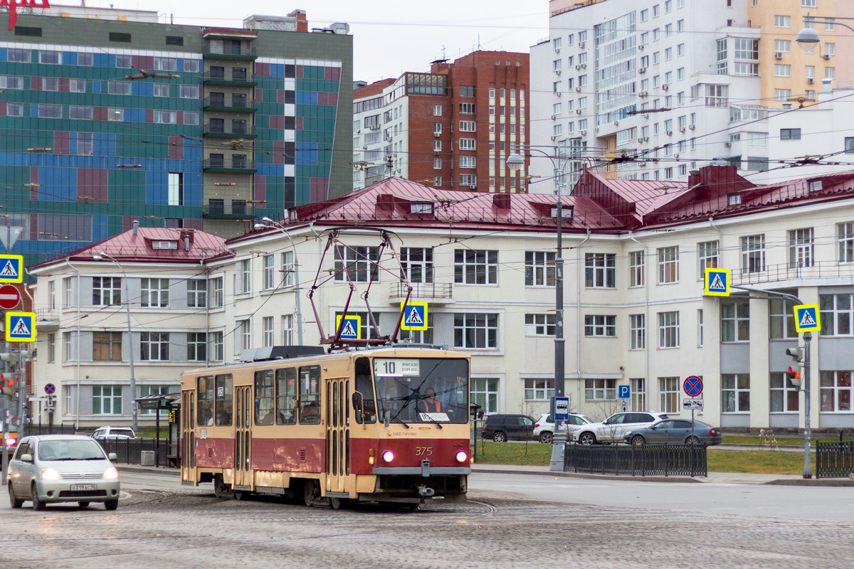 Екатеринбург, Tatra T6B5SU № 375