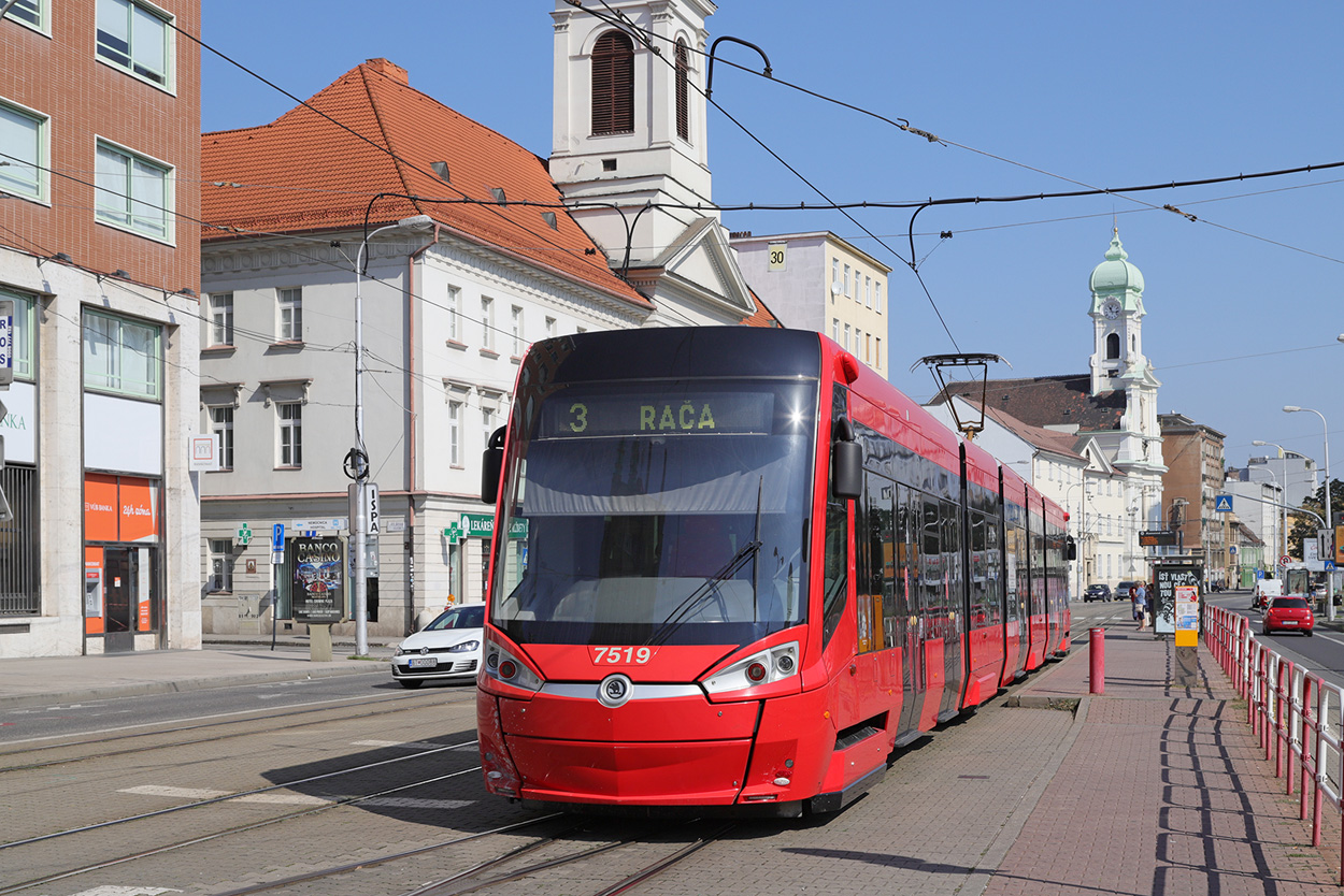 Братислава, Škoda 30T ForCity Plus № 7519 Братислава, Škoda 30T ForCity Plus № 7519