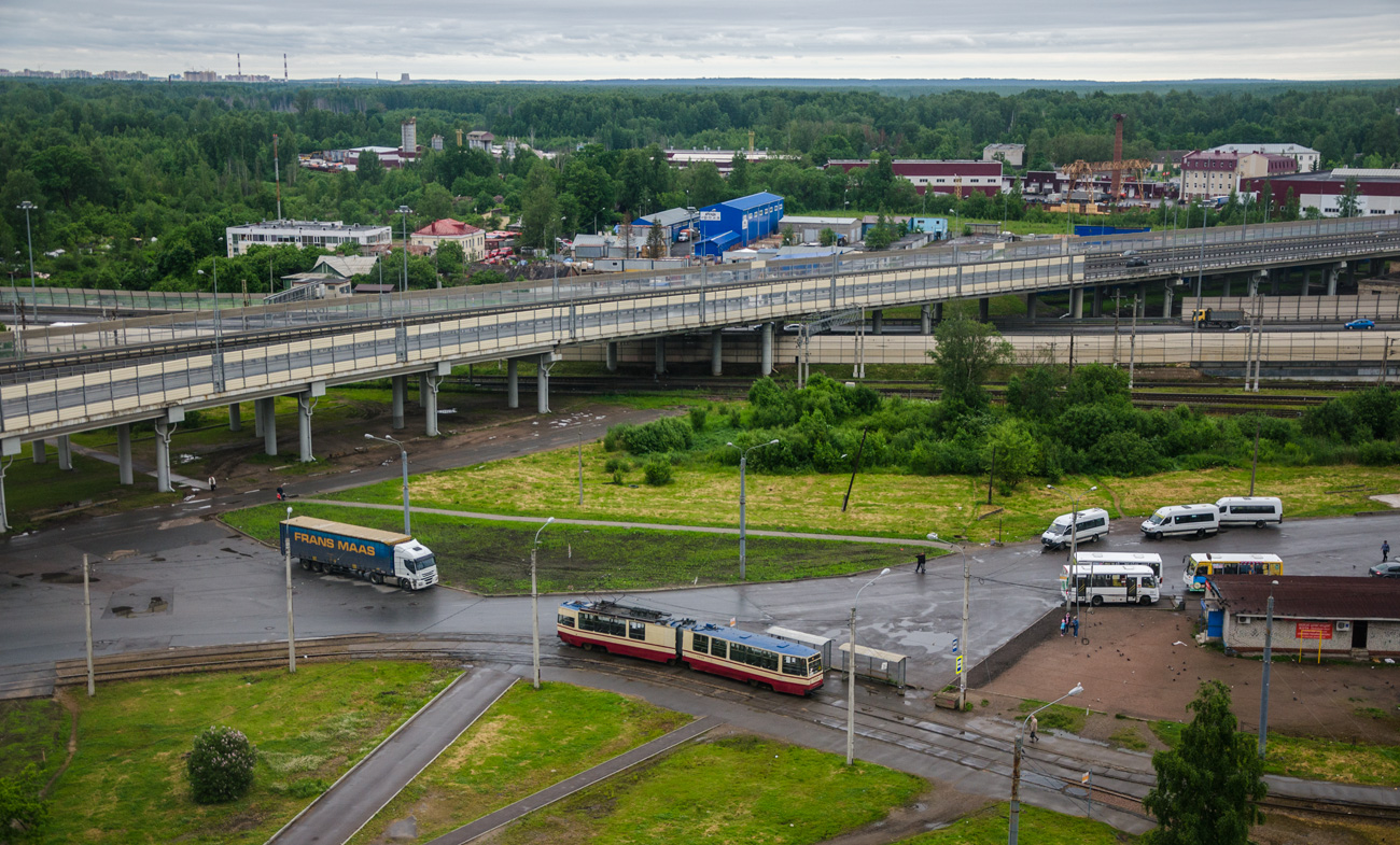 Sankt Petersburg — Tram lines and infrastructure