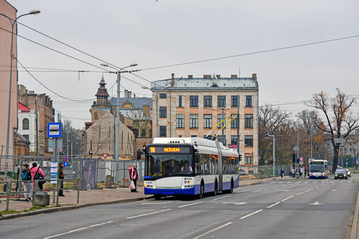 Рига, Škoda 27Tr Solaris III № 27681