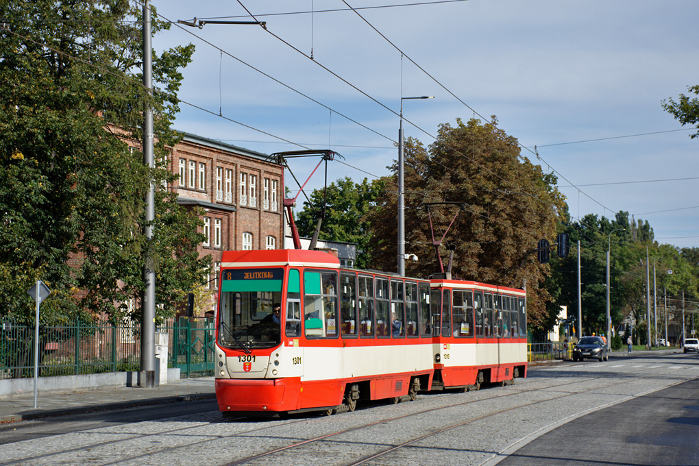 Гданьск, Konstal 105Na № 1301
