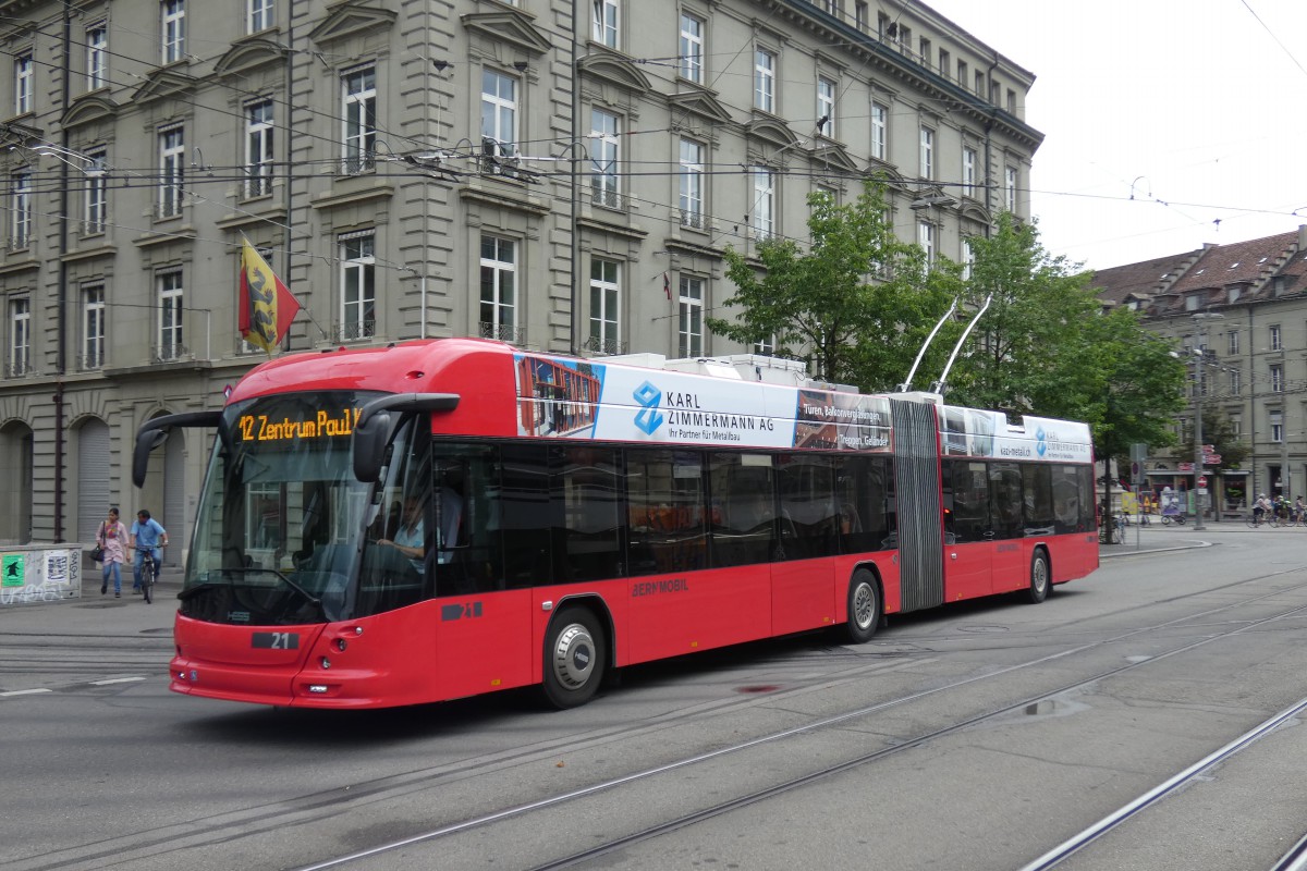 Берн, Hess SwissTrolley 5 № 21 Берн, Hess SwissTrolley 5 № 21