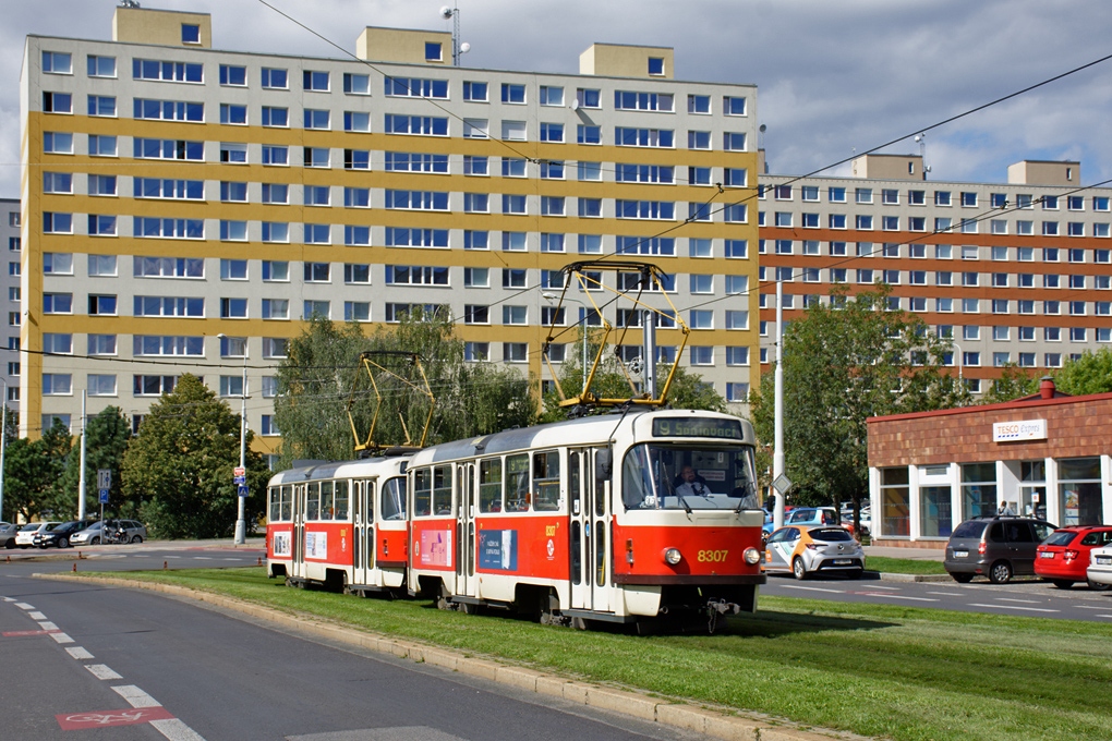Прага, Tatra T3R.P № 8307