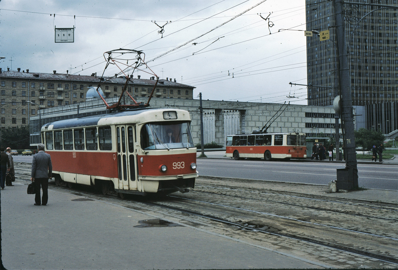 Москва, Tatra T3SU (двухдверная) № 993