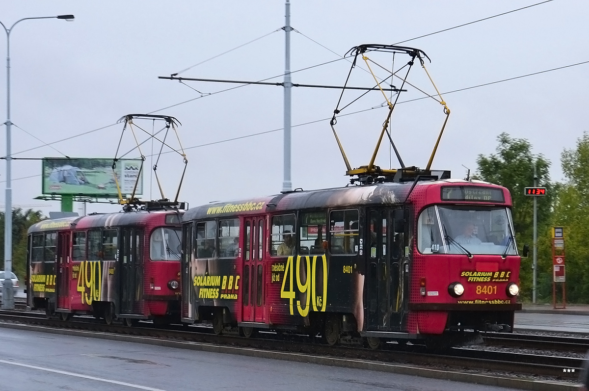 Прага, Tatra T3R.P № 8401