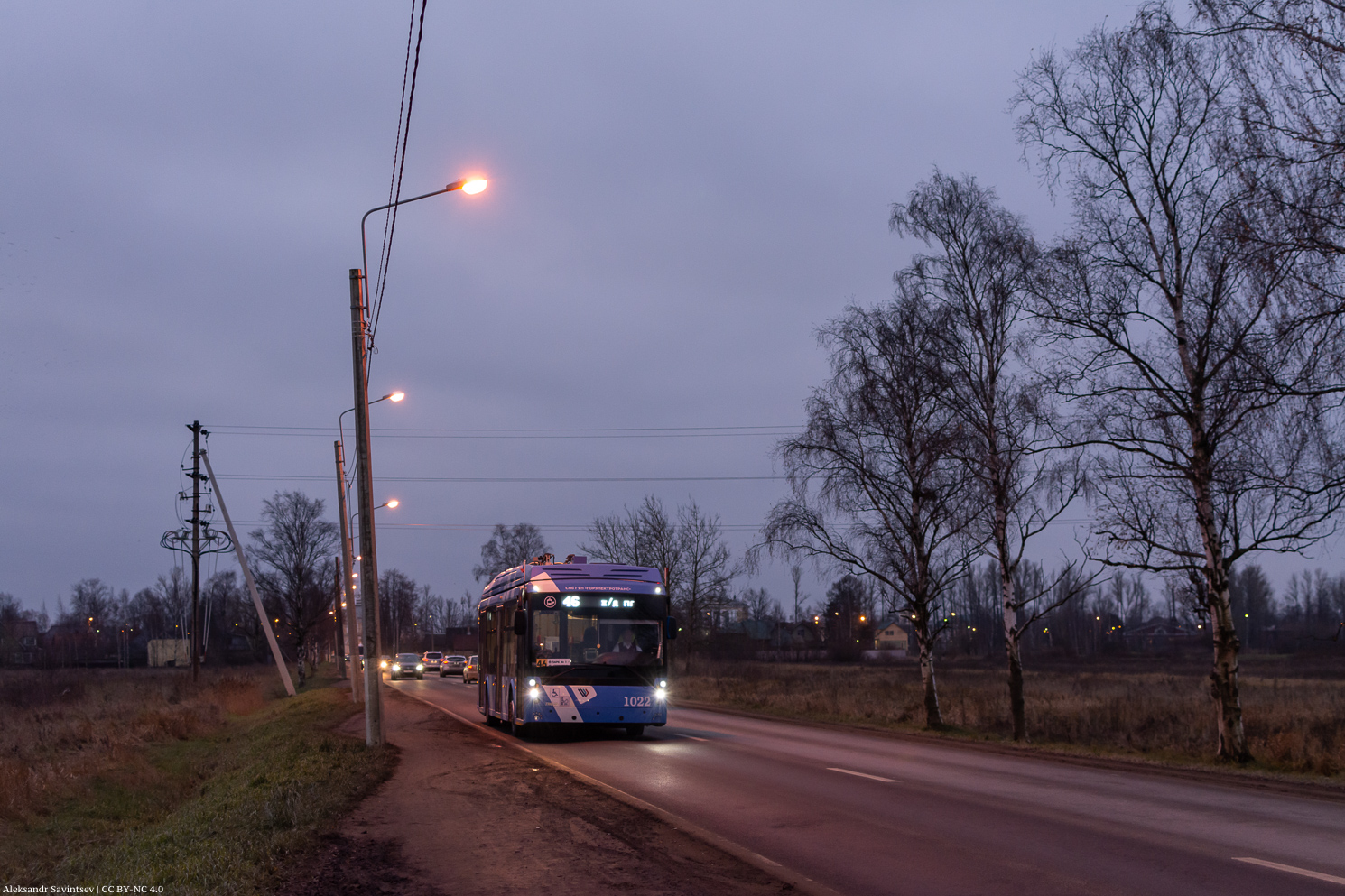 Санкт-Петербург, Тролза-5265.08 «Мегаполис» № 1022