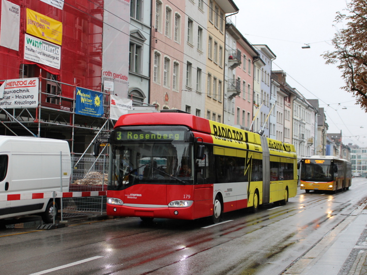 Winterthur, Solaris Trollino II 18 AC Nr 179