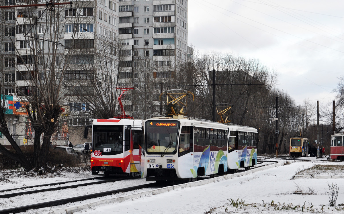 Омск, 71-619А № 95; Омск — Конечные станции и разворотные кольца