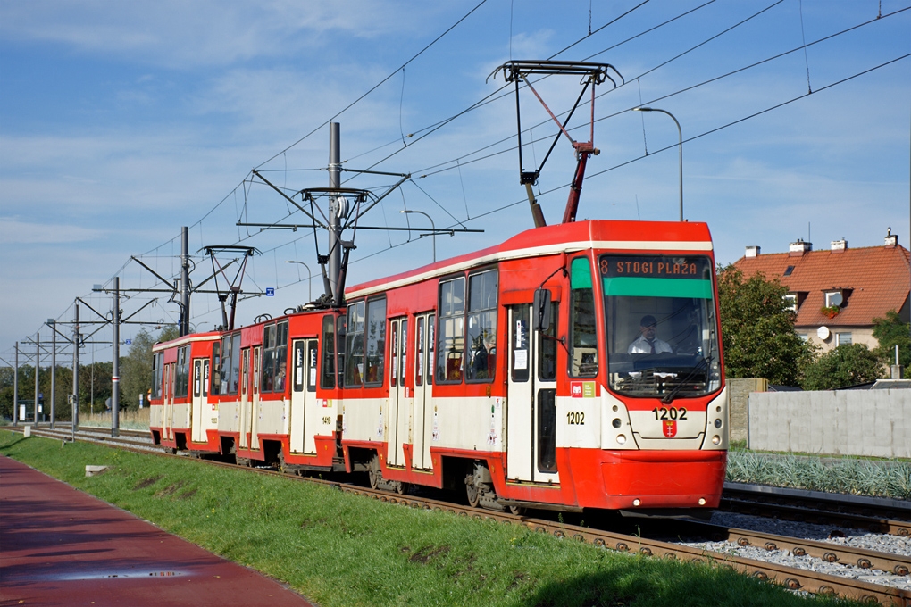 Гданьск, Konstal 105Na № 1202