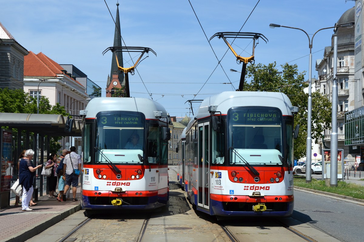 Оломоуц, Vario LF+/O № 110; Оломоуц, Vario LF+/O № 103