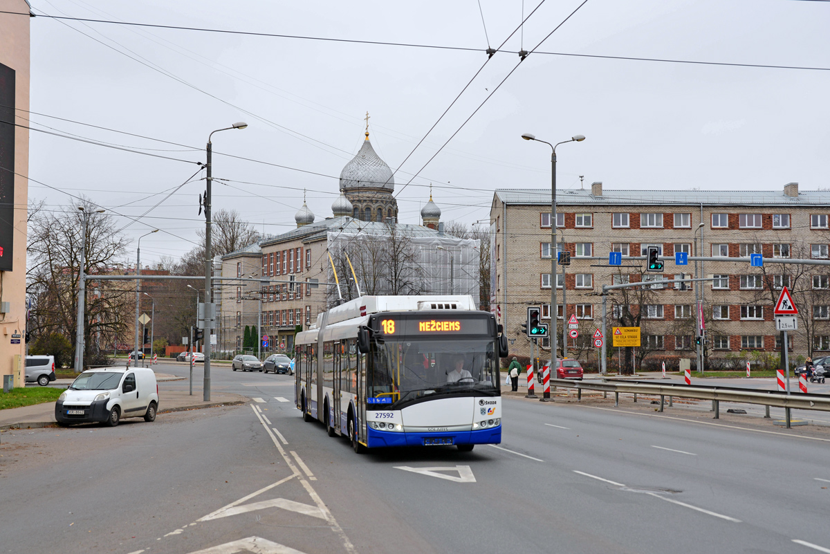 Рыга, Škoda 27Tr Solaris III № 27592