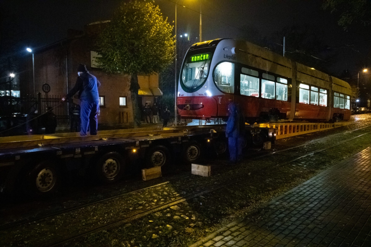 Лиепая — Новые трамваи Končar