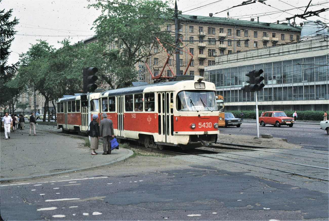 Москва, Tatra T3SU № 5430
