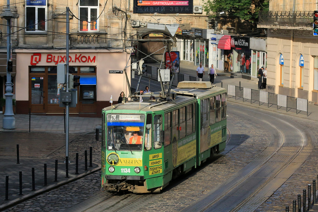 Львов, Tatra KT4SU № 1134