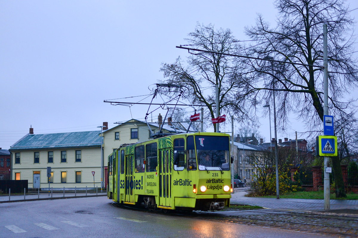Лиепая, Tatra KT4SU № 231