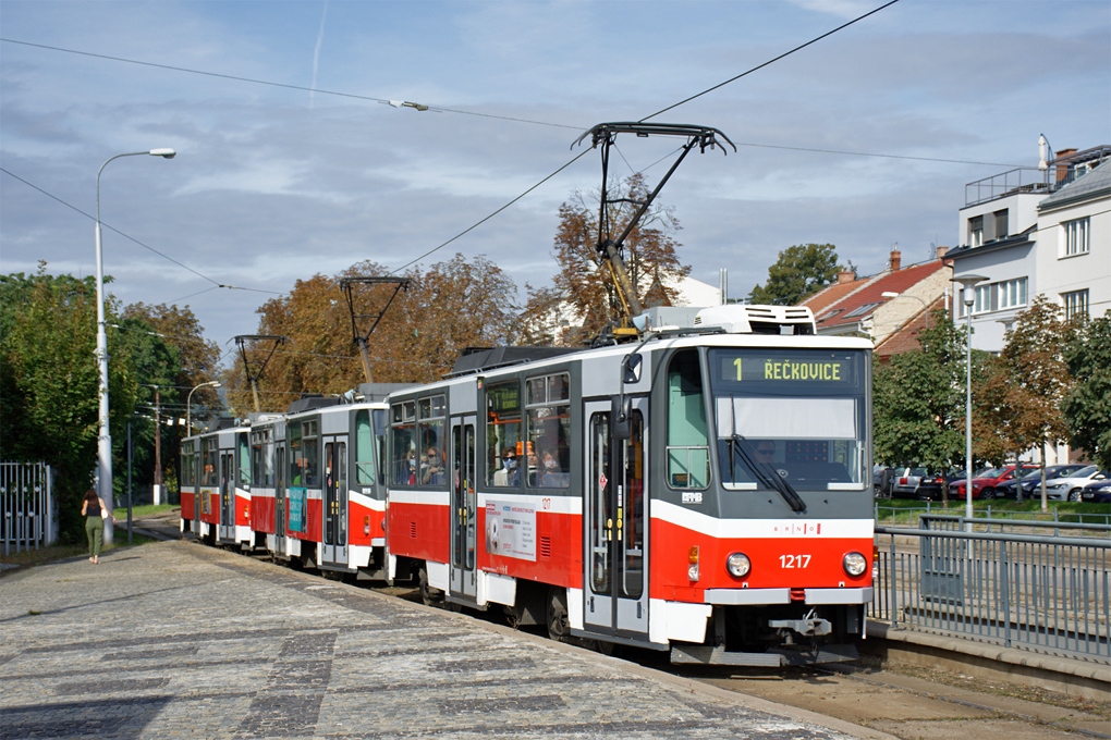 Брно, Tatra T6A5 № 1217