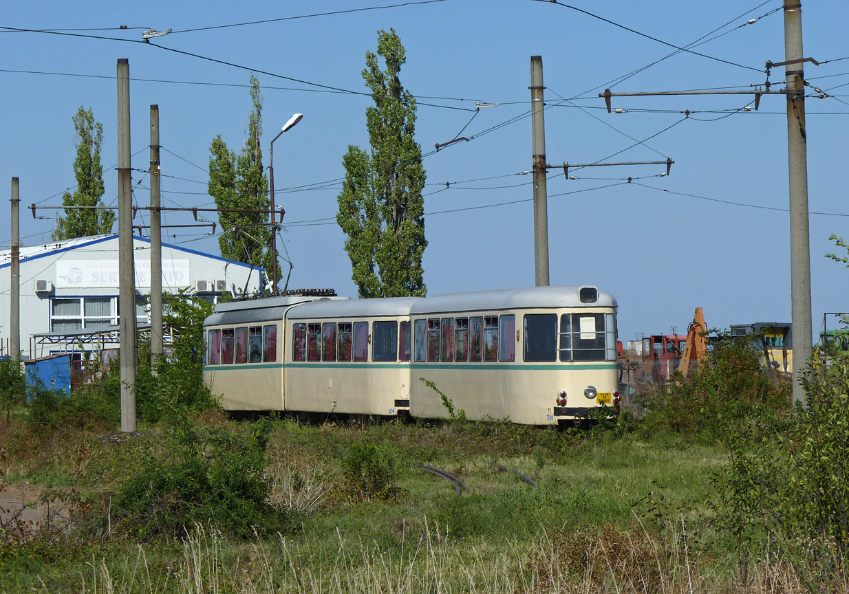 Arad, Duewag GT6 č. 304; Arad, Duewag B4 č. 314