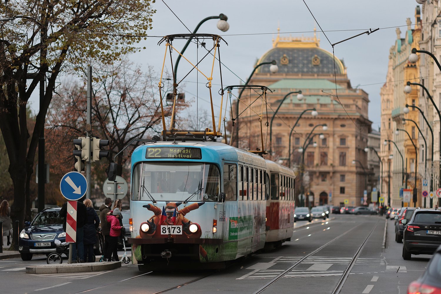 Прага, Tatra T3R.PV № 8173
