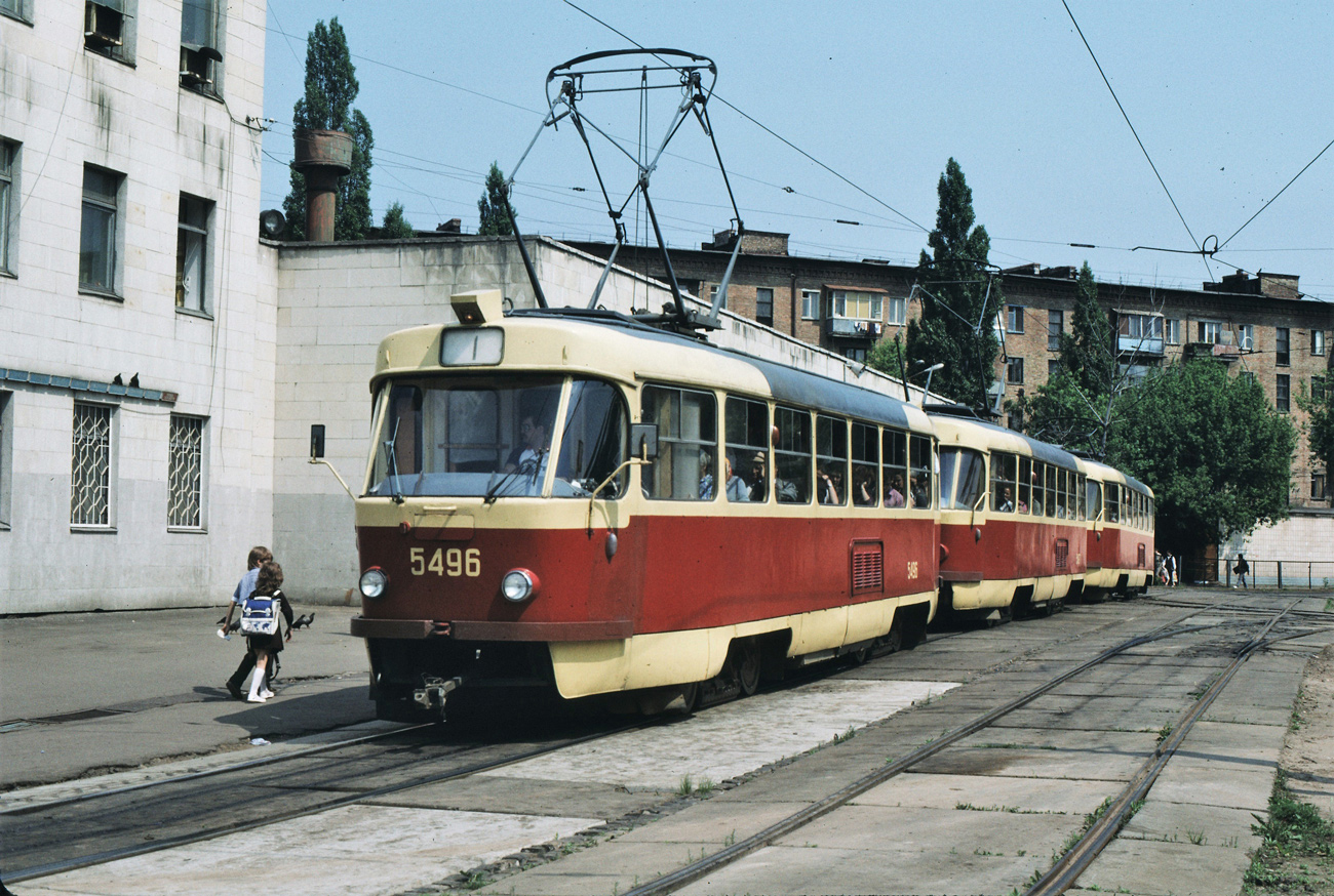 Kijev, Tatra T3SU — 5496; Kijev — Historical photos