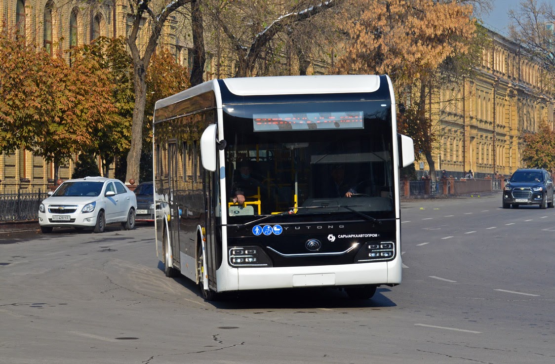 Ташкент, Yutong ZK6106BEVG (QazTehna) № б/н; Ташкент — Испытания электробусов