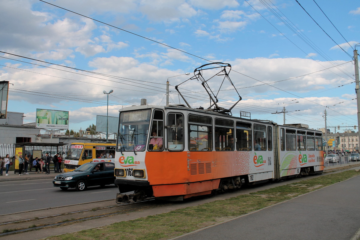 Львов, Tatra KT4D № 1162
