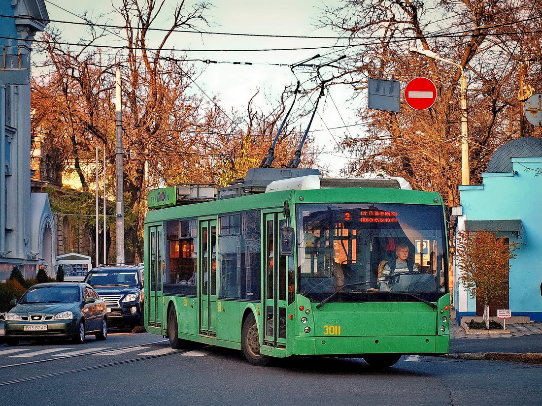 Одесса, Тролза-5265.00 «Мегаполис» № 3011