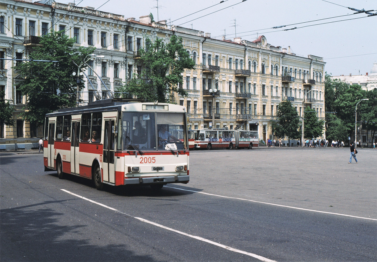 Киев, Škoda 14Tr02/6 № 2005; Киев — Исторические фотографии