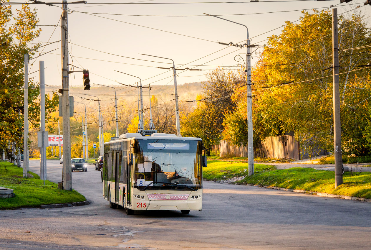 Запорожье, ЛАЗ E183D1 № 215