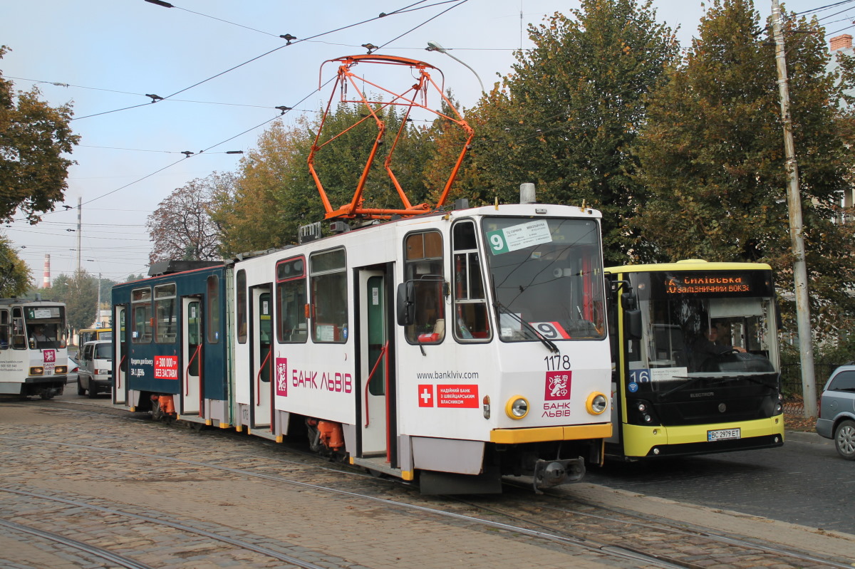 Львов, Tatra KT4D № 1178