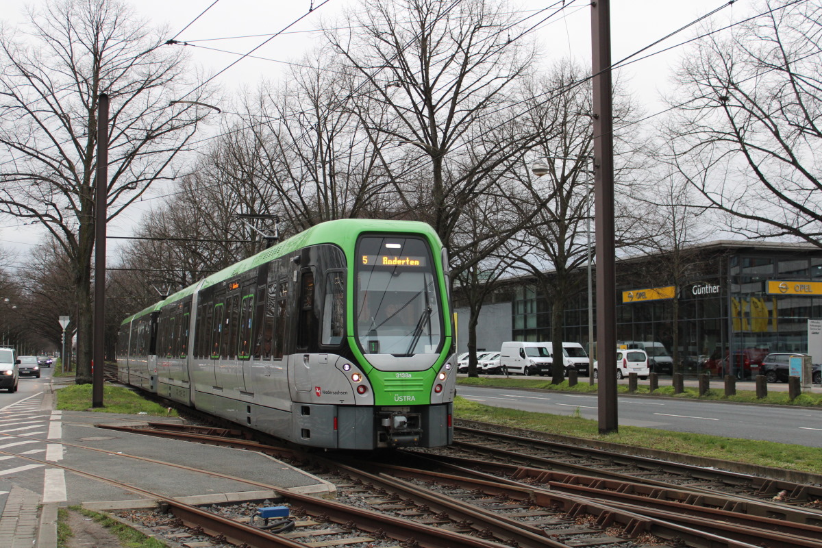 Ганновер, HeiterBlick/Vossloh/Alstom TW3000 № 3138
