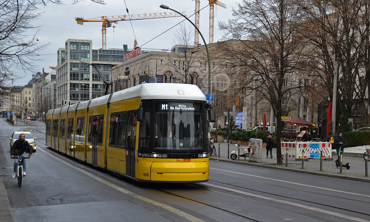 Берлин, Bombardier Flexity Berlin (GT8-08ZR/F8Z) № 9076