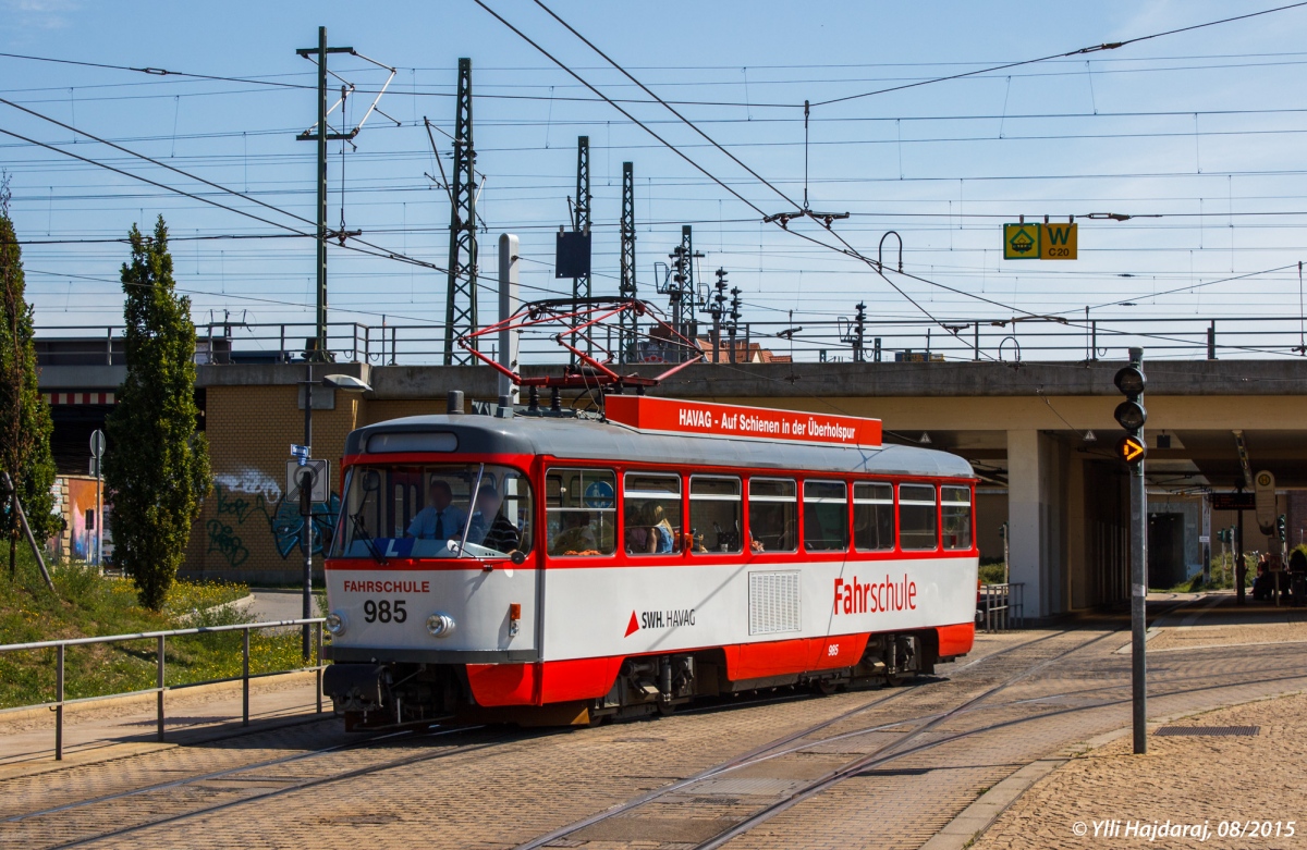 Галле, Tatra T4D № 985